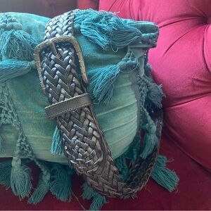 Jenny And The Boys Black Weave Belt size medium